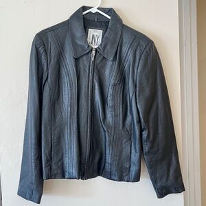 Jones New York Genuine Leather Jacket